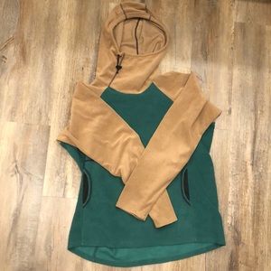 Men’s Melanzana micro-grid hoodie